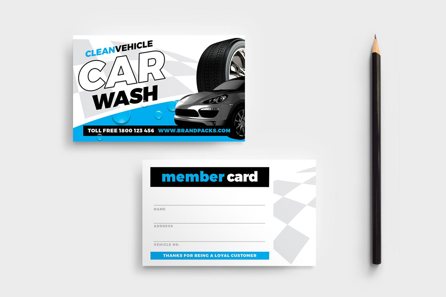 Business Card Design Mobile Car Wash