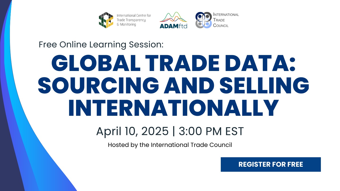 Free Webinar - Global Trade Data - April 10 2025