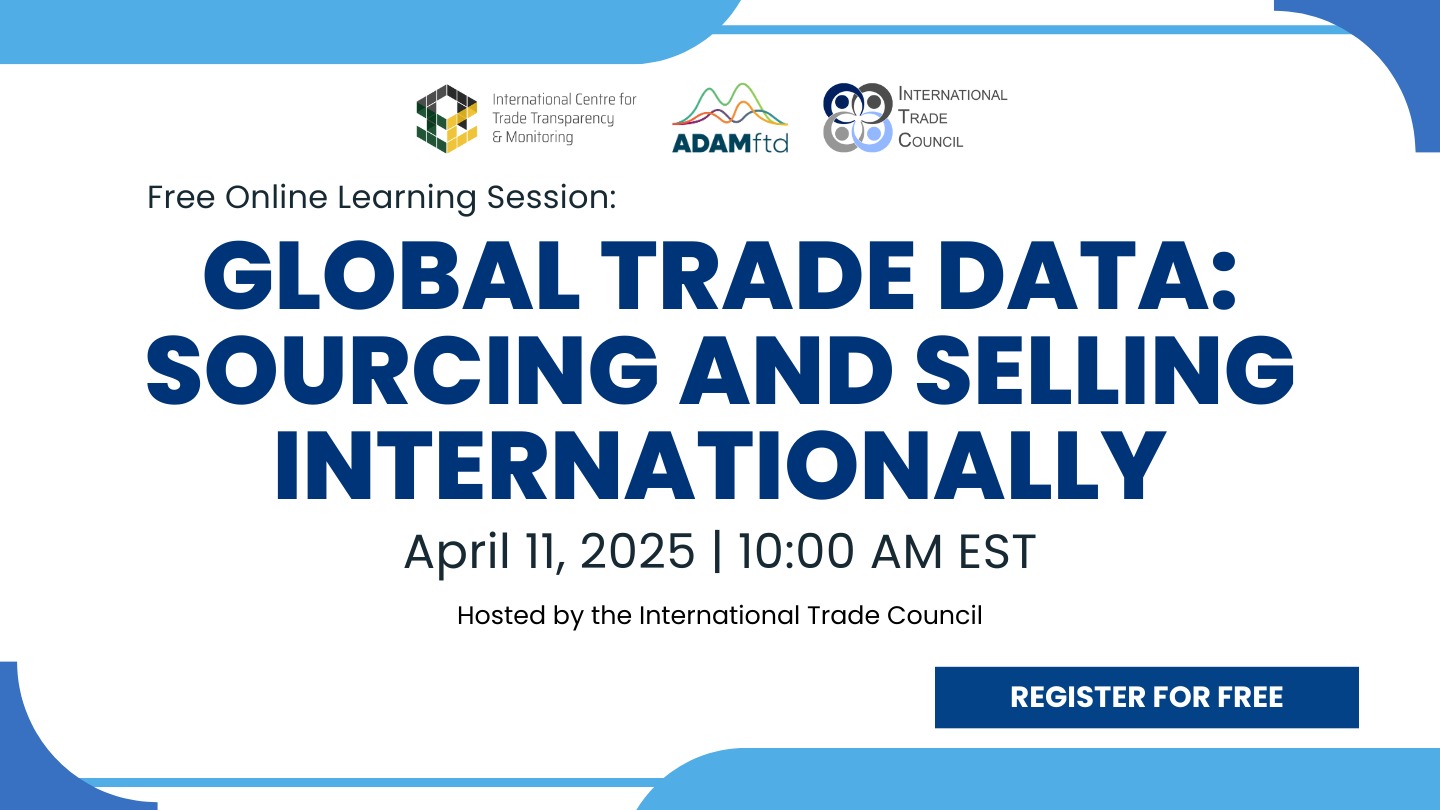 Free Webinar - Global Trade Data - April 11 2025